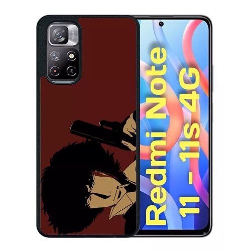 Coque Pour Redmi Note 11/11s - Cowboy Bebop Spike Spiegel - Silicone - Noir