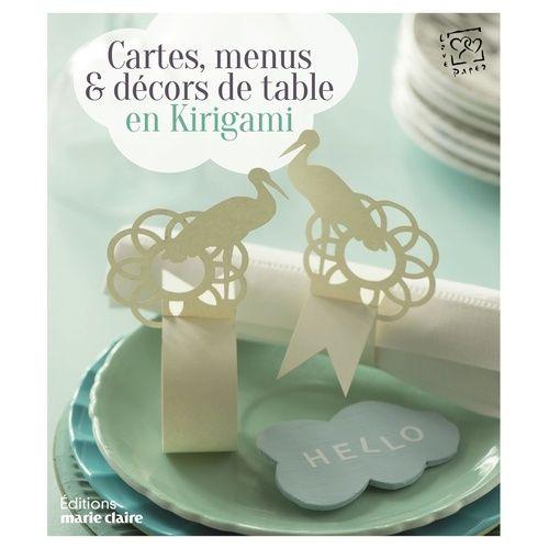 Cartes, Menus Et Décors De Table En Kirigami