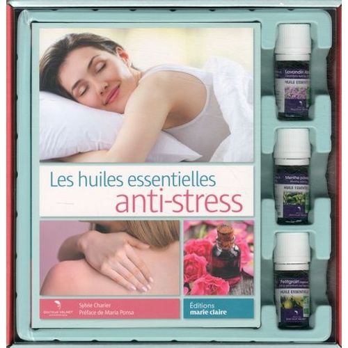 Huiles Anti-Stress - Coffret Livre + Huiles Essentielles 