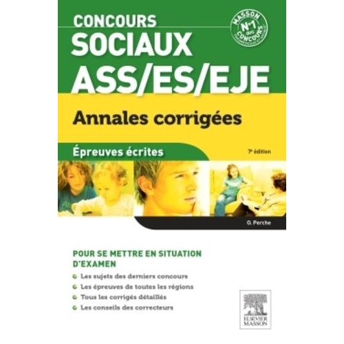 Concours Ass/Es/Eje, Annales Corrigées - Epreuves Écrites