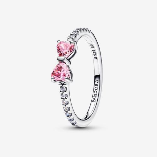 Bague N?Ud Rose Scintillant