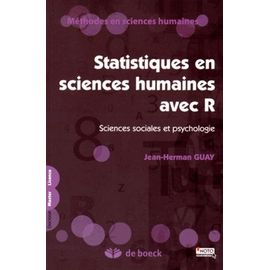 Statistiques En Sciences Humaines Avec R - Sciences Sociales Et Psychologie