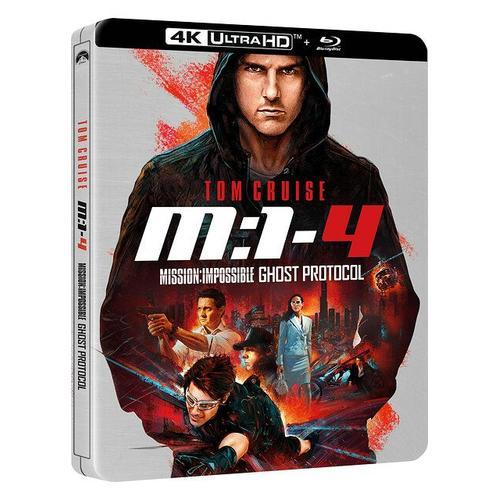 M:I-4 - Mission : Impossible - Protocole Fantôme - 4k Ultra Hd + Blu-Ray - Édition Steelbook Limitée