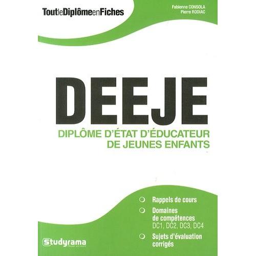 Diplôme D'etat D'éducateur De Jeunes Enfants Deeje