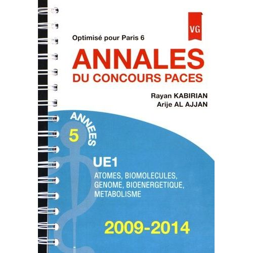 Annales Du Concours Paces Ue1 2009-2014 - Optimisé Pour Paris 6