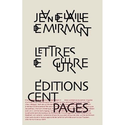 Lettres De Guerres