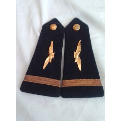 Paire Épaulette Adjudant Chef Armée De L'air 