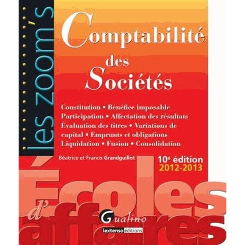 Comptabilité Des Sociétés