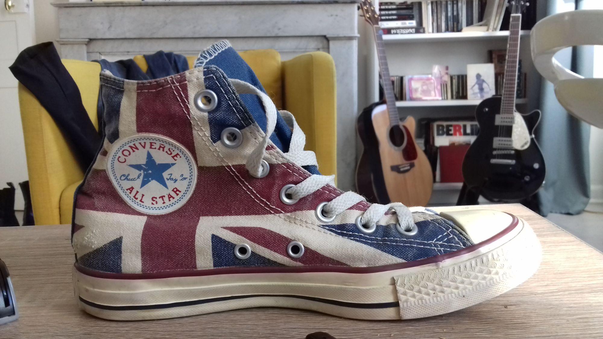 Converse drapeau anglais outlet pas cher