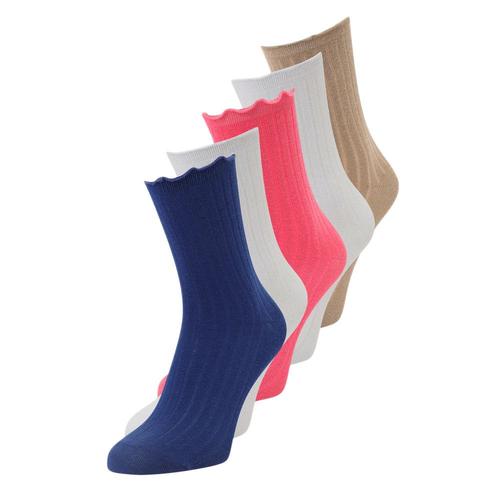 X5 Paires De Chaussettes Violet/Rose Femme Vero Moda Ena