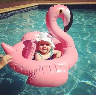 Enfant Flamant Rose - Flotteur De Natation D'été Gonflable, Cygne Sur Matelas, Piscine, Tube, Radeau, Jouet Aquatique Pour Enfants, 150cm, 60 Pouces