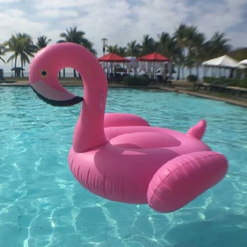 Flamant Rose - Piscine Gonflable Géante De Flotte L'anneau De Cercle De Natation D'adultes Enfants Jouets De Partie De L'eau Vacances De Plage De Piscina