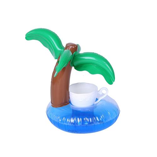 Noix De Coco - Mini Porte-Gobelet Gonflable En Forme De Sirène, Support À Boissons, Sous-Verre Flottant, Pour Piscine, Bateau En Plein Air, Fournitures De Décoration