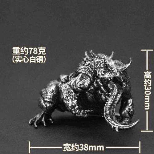 Crapaud géant - Jouet monstre en métal, modèle de soldat, produit fini, jeu de bureau, pièce'échecs, voiture, ornement, bijoux, cadeau pour garçon