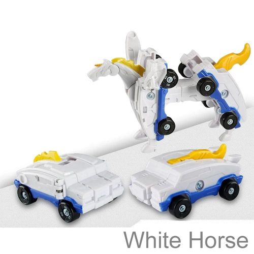 Cheval Blanc - Hello Carbot licorne Mirinae Prime unité série Transformation Action Figure Robot véhicule voiture jouet maison ornements