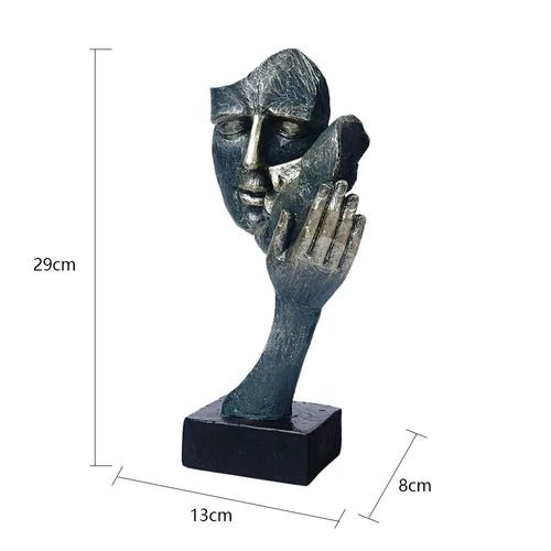 Figurines Rétro Abstraites, Buste Vintage, Artisanat En Résine, Décoration De La Maison, Salon Intérieur, Bureau
