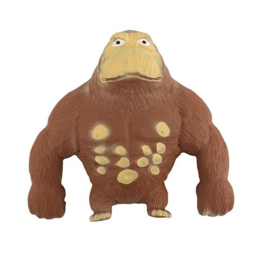 Version Sable - Grand Jouet Géant Anti-Stress Orang-Outan, Singe Squishy Élastique, Gorille Drôle