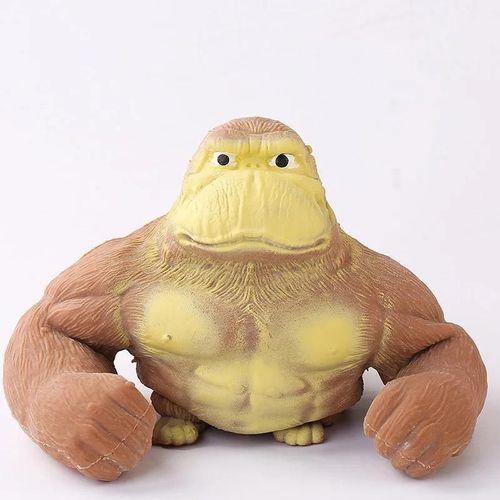 Version Sable - Grand Jouet Géant Anti-Stress Orang-Outan Fidget, Singe Élastique Squishy, Gorille Drôle, Décoration De Maison, Jouets Pour Enfants, Cadeau D'anniversaire