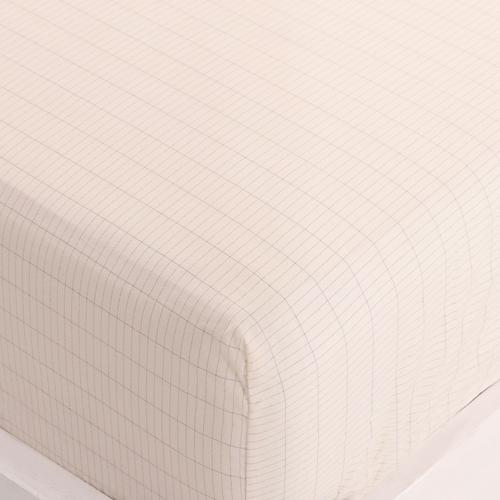 Beige - Ensemble De Mise À La Terre Au - Drap De Mise À La Terre En Tissu Antimicrobien Argenté, Tissu Conducteur Twin Xl (99x203cm), Vie Rayonnante, Sommeil Sain