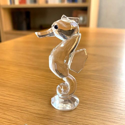 Hippocampe - Figurines'animaux En Cristal Clair, 12 Styles, En Verre, Poids En Papier, Décoration De Collection Pour La Maison, Cadeau De Noël Pour Enfants