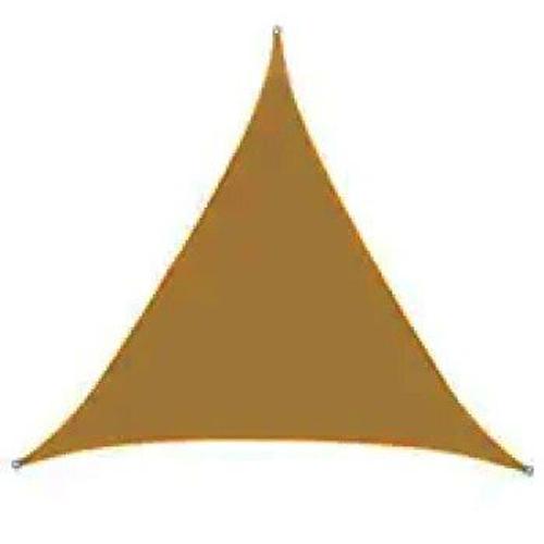 Voile D'ombrage Étanche Pour Abri De Jardin,Auvent De Protection Solaire,Anti-Uv 95%,Modification Canale Pour Jardin,Cour,Arrière-Cour,Camping,Piscine - Type 3x3x3 Triangle Brown