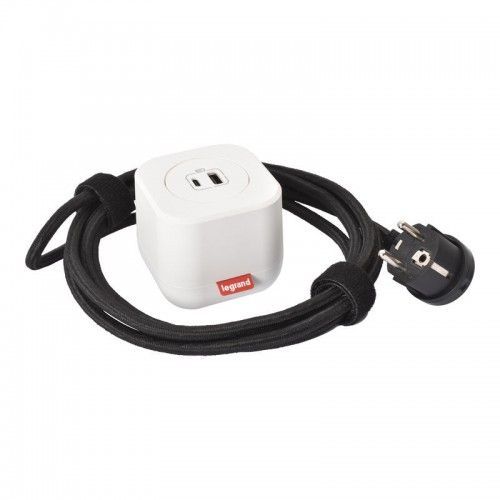 Kit chargeur USB-A et USB-C - INCARA¿ Electr'On - Blanc LEGRAND