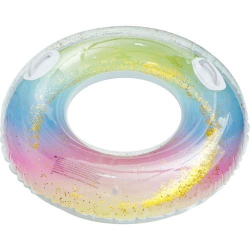 Dégradé De Couleur - Anneau De Natation Avec Poignée De Sécurité, Flotteur De Piscine Gonflable Portable Pour Adultes Et Enfants, Anneau Flottant, Anneau D'eau Nickel É, Tube De Natation De Qualité Supérieure