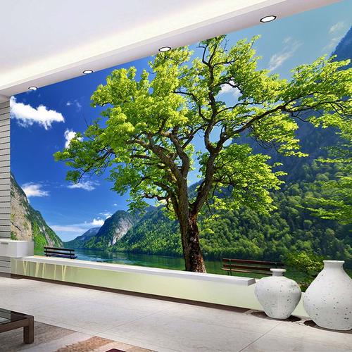 Art Mural D'arbre 3d Pour La Décoration Murale Et De La Maison Ou