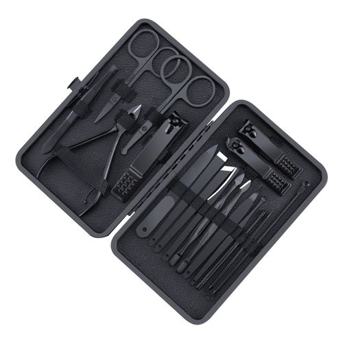 Ensemble De Manucure Et Pédicure Professionnel Avec Étui,Coupe-Ongles,Acier Inoxydable,Kit De Toilettage De Salon Pour Hommes Et Femmes - Type 10pcs 