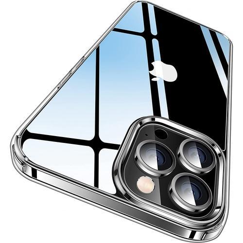 Casekoo [2023 Nouveau] Crystal Clear Coque Iphone 13 Pro [Ne Jaunit Jamais] [Protection Au Standard Militaire De 3m] ?Tui Anti-Rayures & Anti-Vibrations Case Transparente D¡¯Iphone 13 Pro