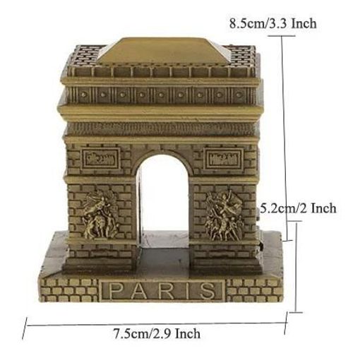 Arc De Triomphe - Statue De Modèle Architecture De Bâtiment Célèbre Dans Le Monde, Souvenir Touristique, Décoration De Maison Et De Bureau
