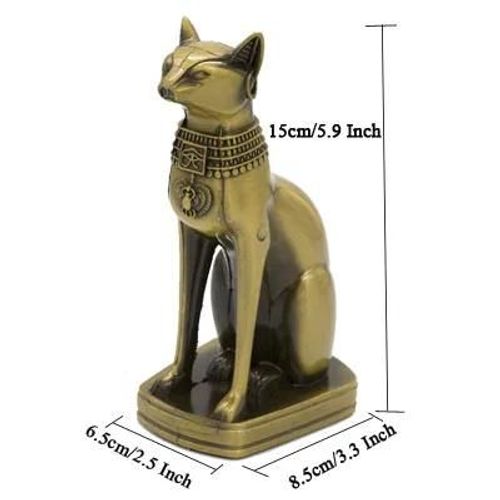 Chat Égyptien - Statue De Modèle Architecture De Bâtiment Célèbre Dans Le Monde, Souvenir Touristique, Décoration De Maison Et De Bureau