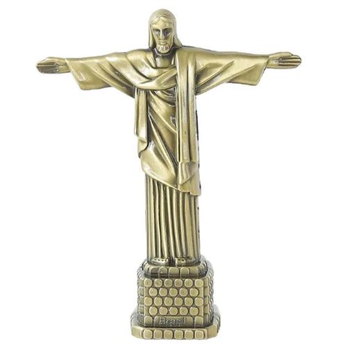 Jésus - Statue De Modèle Architecture De Bâtiment Célèbre Dans Le Monde, Souvenir Touristique, Décoration De Maison Et De Bureau