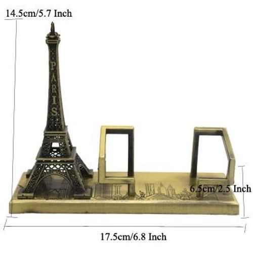 Tour Eiffel - Statue De Modèle Architecture De Bâtiment Célèbre Dans Le Monde, Souvenir Touristique, Décoration De Maison Et De Bureau