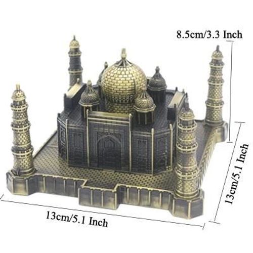 Taj Mahal - Statue De Modèle Architecture De Bâtiment Célèbre Dans Le Monde, Souvenir Touristique, Décoration De Maison Et De Bureau