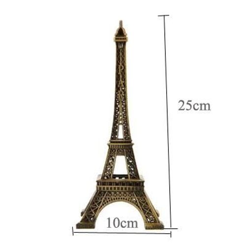 Tour Eiffel - Statue De Modèle Architecture De Bâtiment Célèbre Dans Le Monde, Souvenir Touristique, Décoration De Maison Et De Bureau