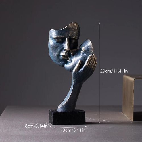 Figurine C - Statue Vintage Nordique En Résine, Sculpture Buste, Décoration De Maison, Étude, Salon, Meuble Tv, Décoration De Bureau, Accessoires Cadeaux
