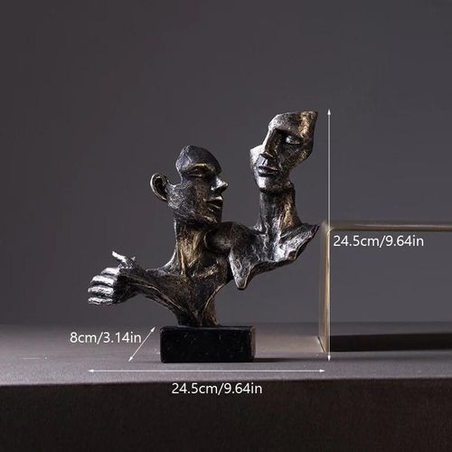 Figurine D - Statue Vintage Nordique En Résine, Sculpture Buste, Décoration De Maison, Étude, Salon, Meuble Tv, Décoration De Bureau, Accessoires Cadeaux