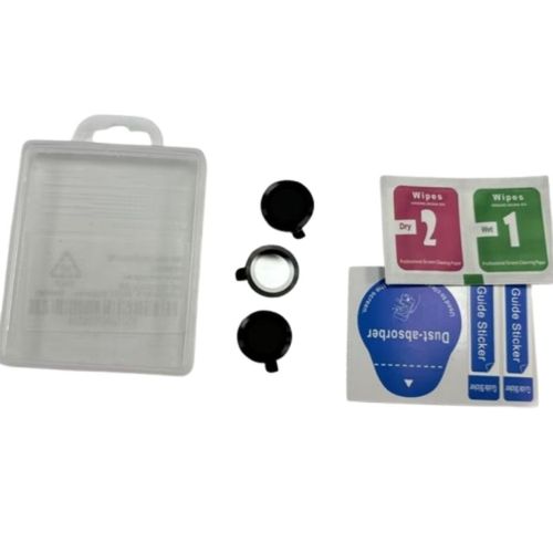 Lot De 3 Protecteurs D'objectif En Métal Pour Iphone Le Noir Iphone 16 Pro/16 Promax