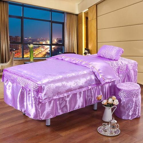 Violet Brillant - Cache-Sommier 70x185 Seul - Table De Massage Pour Salon De Beauté, Drap De Lit, Jupe, Couverture Complète De Lit De Spa, De Haute Qualité, 1 Pièce, Nouveauté