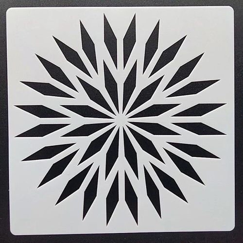 Gabarit D'arbre Pour Meubles Et Murs,Peinture,Décoration,Superposition,Plastique,Bricolage,Coloriage,Gaufrage,Pochoirs De Scrapbooking,20x20cm - Type C63