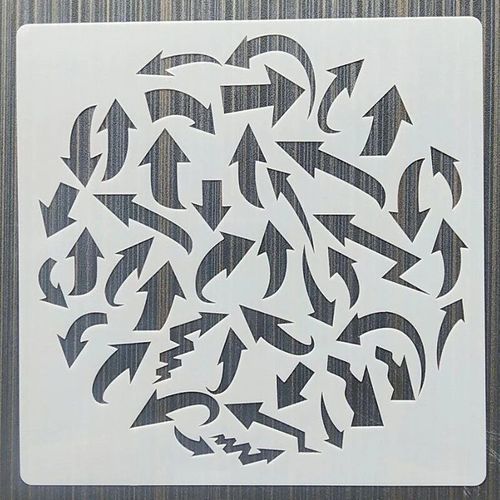 Gabarit D'arbre Pour Meubles Et Murs,Peinture,Décoration,Superposition,Plastique,Bricolage,Coloriage,Gaufrage,Pochoirs De Scrapbooking,20x20cm - Type C70