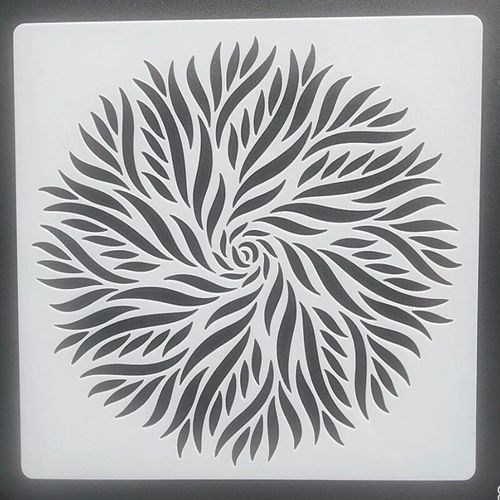 Gabarit D'arbre Pour Meubles Et Murs,Peinture,Décoration,Superposition,Plastique,Bricolage,Coloriage,Gaufrage,Pochoirs De Scrapbooking,20x20cm - Type C77