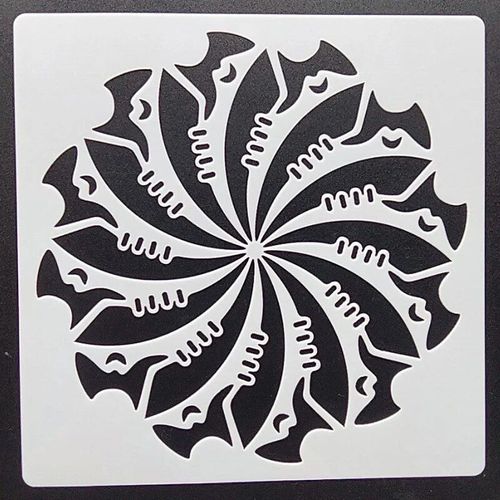 Gabarit D'arbre Pour Meubles Et Murs,Peinture,Décoration,Superposition,Plastique,Bricolage,Coloriage,Gaufrage,Pochoirs De Scrapbooking,20x20cm - Type C67
