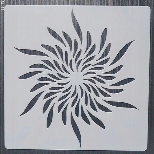 Pochoirs En Forme D'arbre 15x15cm,1 Pièce,Pour Peinture Murale,Meubles,Scrapbooking,Coloriage,Gaufrage,Modèle Décoratif D'album - Type C54