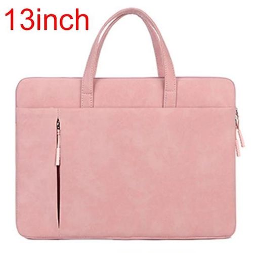 rose13.3 - Sac à main pour ordinateur portable, pochette pour ordinateur portable, porte documents pour Macbook Air Pro HP Huawei Asus Dell de 13 14 15 15.6 pouces