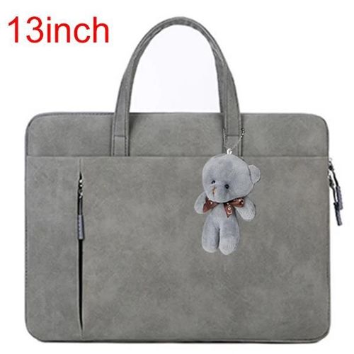sombre13.3ours - Sac à main pour ordinateur portable, pochette pour ordinateur portable, porte documents pour Macbook Air Pro HP Huawei Asus Dell de 13 14 15 15.6 pouces