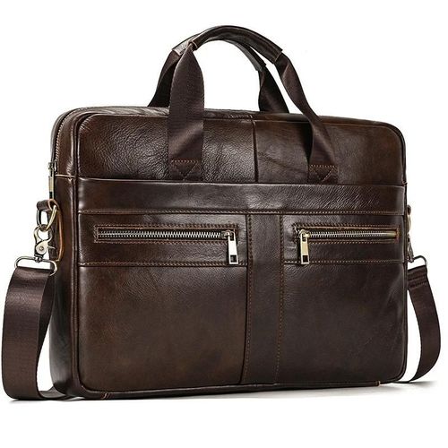 Design1 Café - Sac à main de marque en cuir pour hommes, mallette de styliste, sacs'affaires pour IPad et ordinateur, tendance 2019