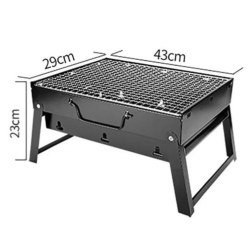 Barbecue à Charbon de Bois Épais et Pliable observateur,Portable,Cuisinière de Camping en Plein Air,Outils de Cuisine - Type Large sized