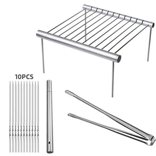 Fourchette de cuisson en plein air,solide,anti-d'effets,questionne,polyvalente,ponçage fin,anti-corrosion,ergonomique,durable,barbecue - Type Style D